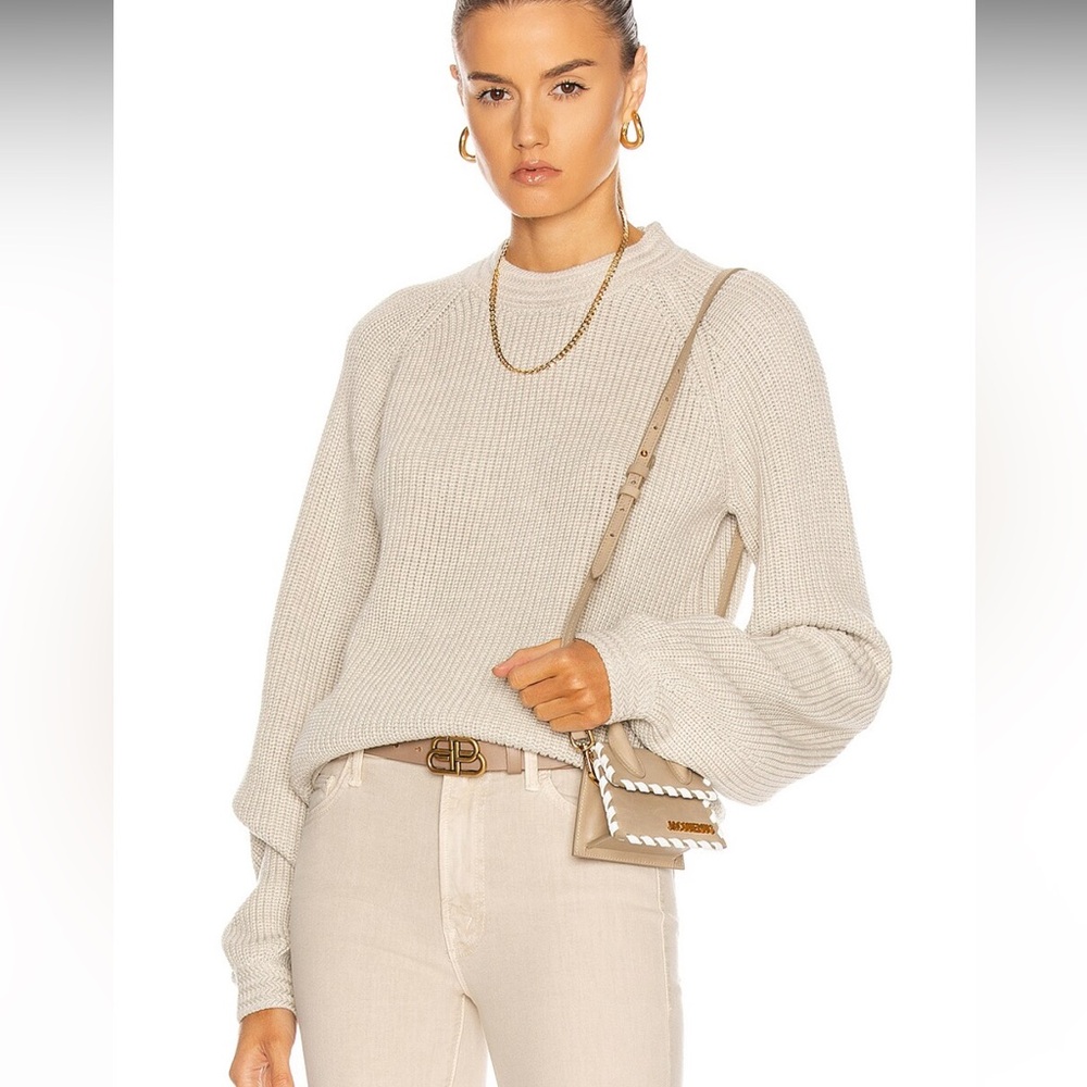 RtA‎ Inaya Sweater Heavy Knit Tan Sz XXS